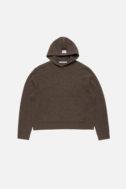 Cashmere hoodie - Walnut brown
