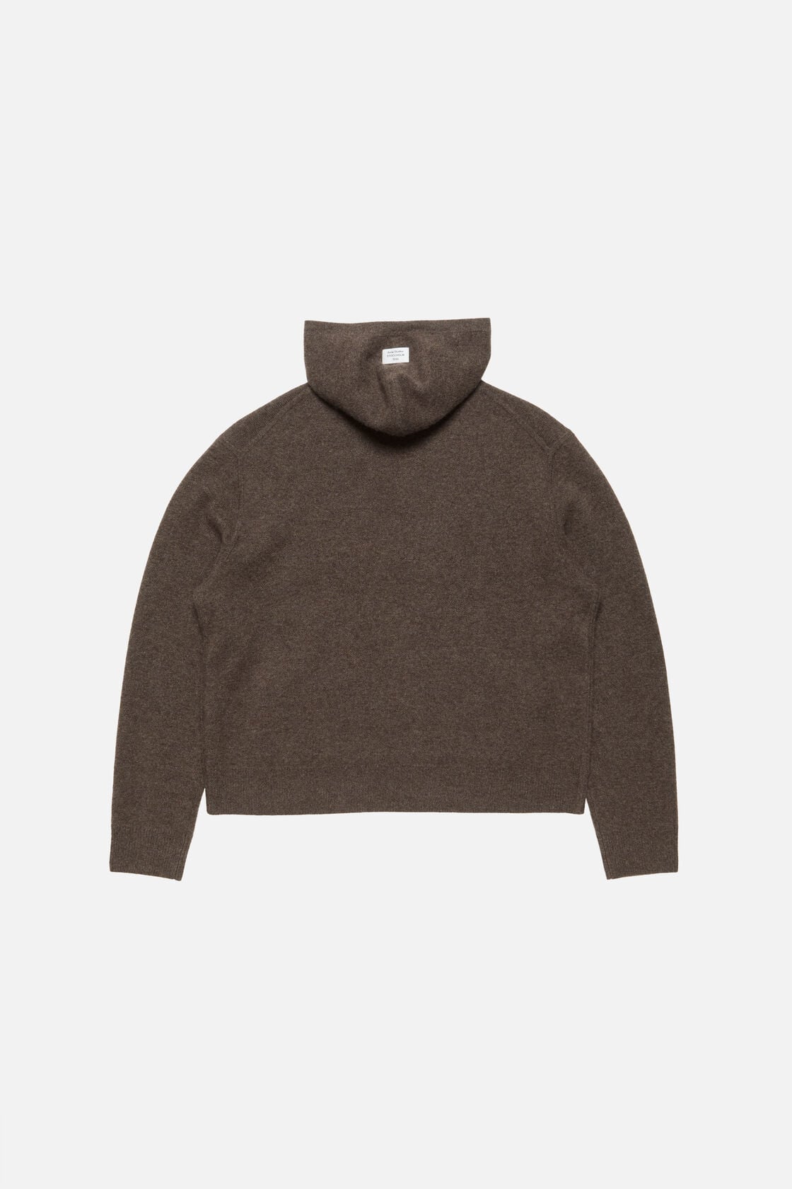 Cashmere hoodie - Walnut brown