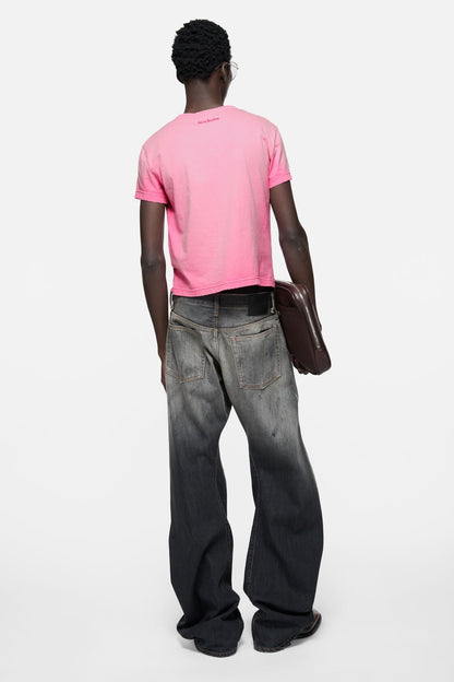 Fitted graphic t-shirt - Pink