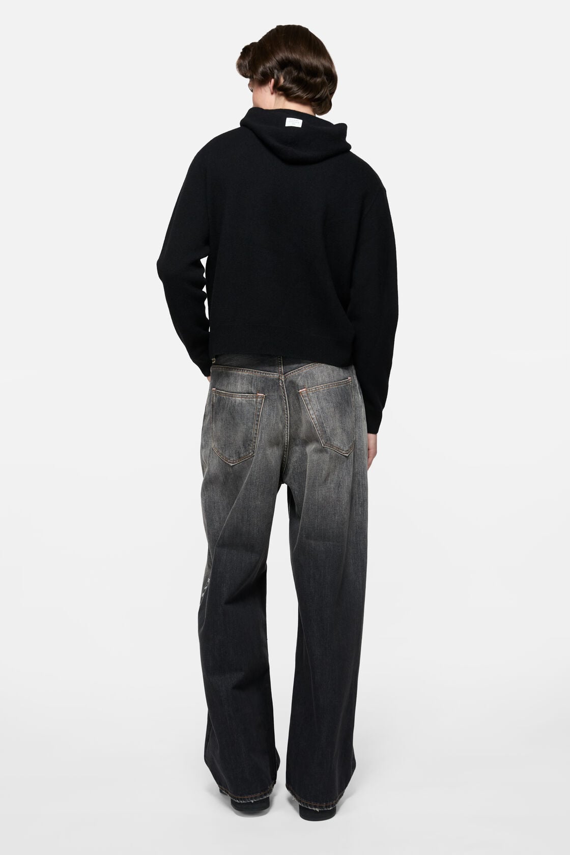 Cashmere hoodie - Black