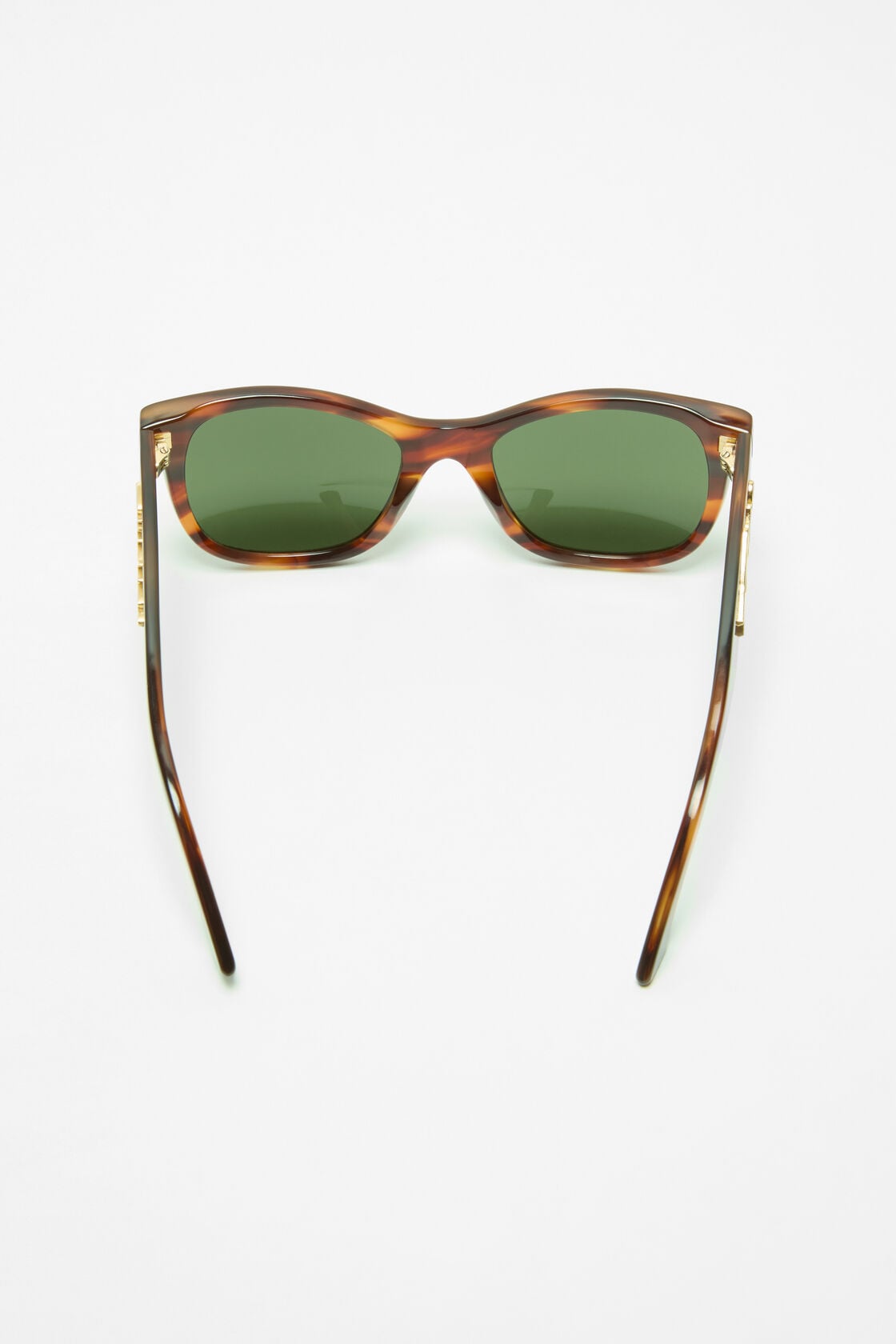 Square-frame sunglasses - Brown/gold