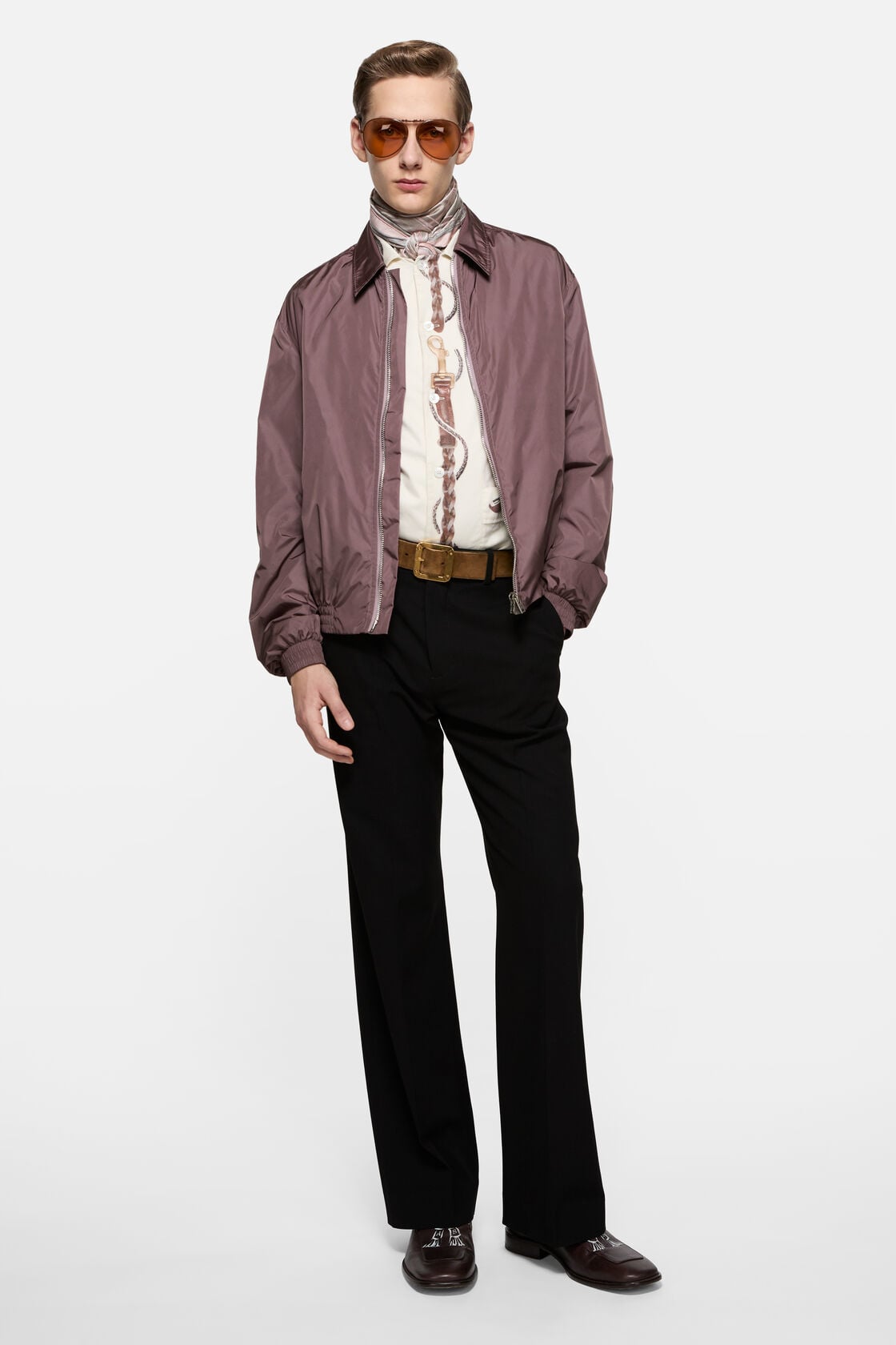 Lightweight nylon jacket - Lilac