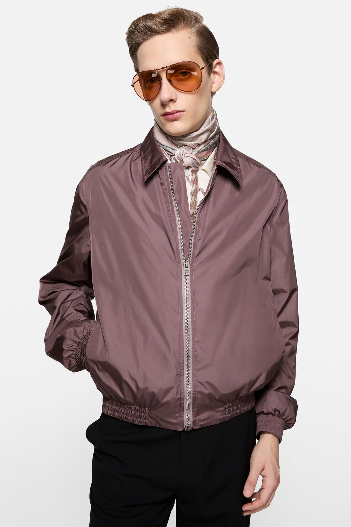 Lightweight nylon jacket - Lilac