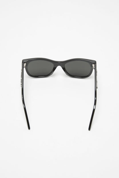Square-frame sunglasses - Black/black