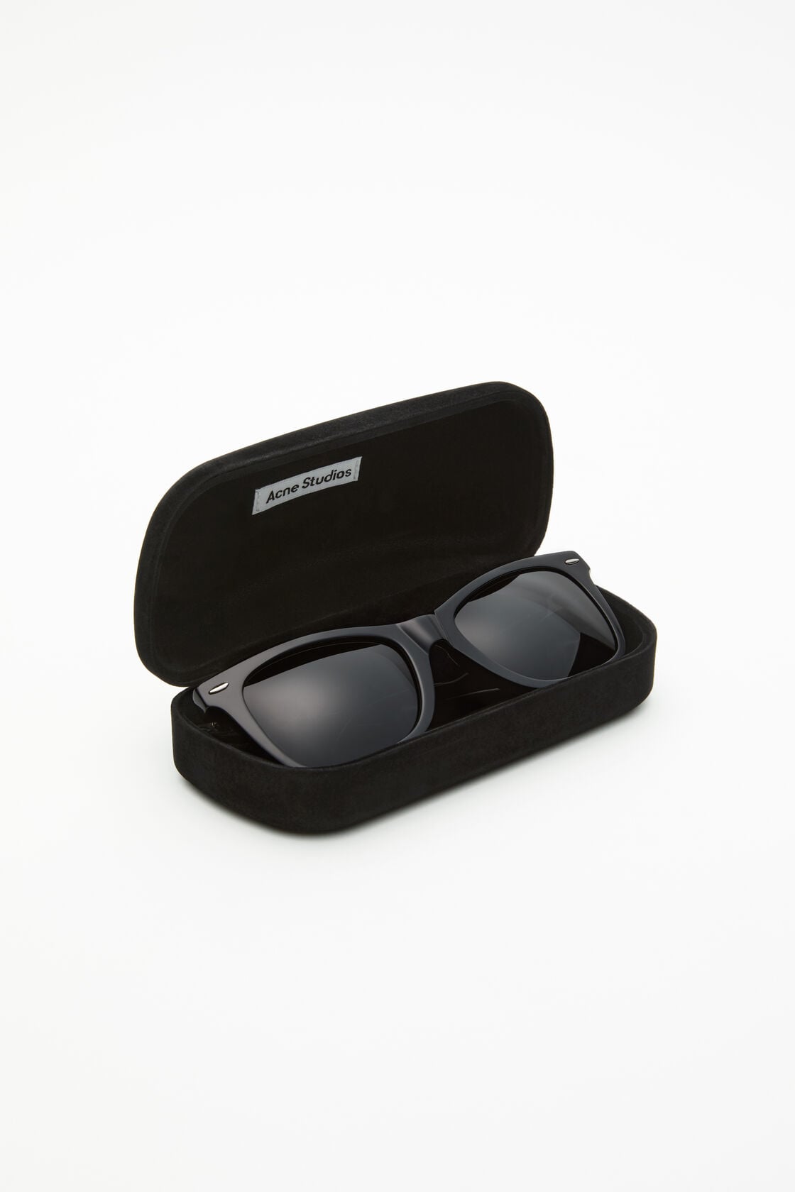Square-frame sunglasses - Black/black