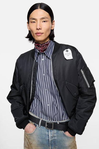 Nylon bomber jacket - Evening blue