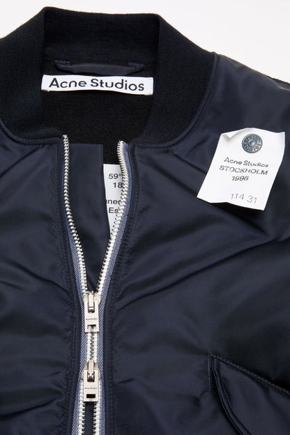 Nylon bomber jacket - Evening blue