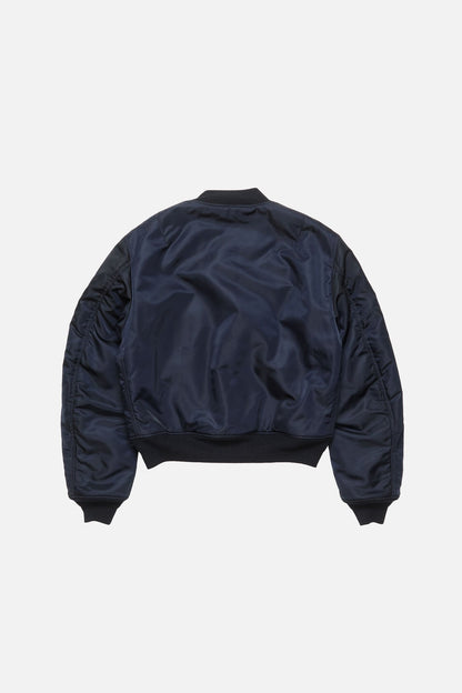 Nylon bomber jacket - Evening blue