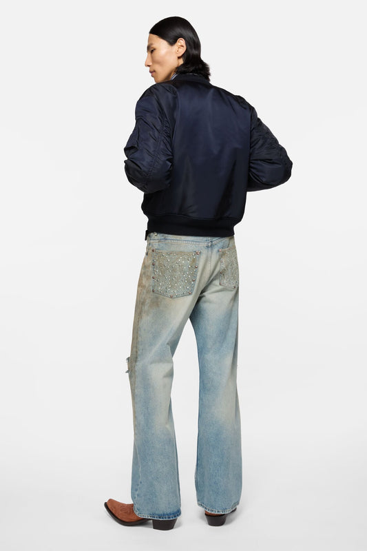 Jeans with studs - 2021M - Mid Blue