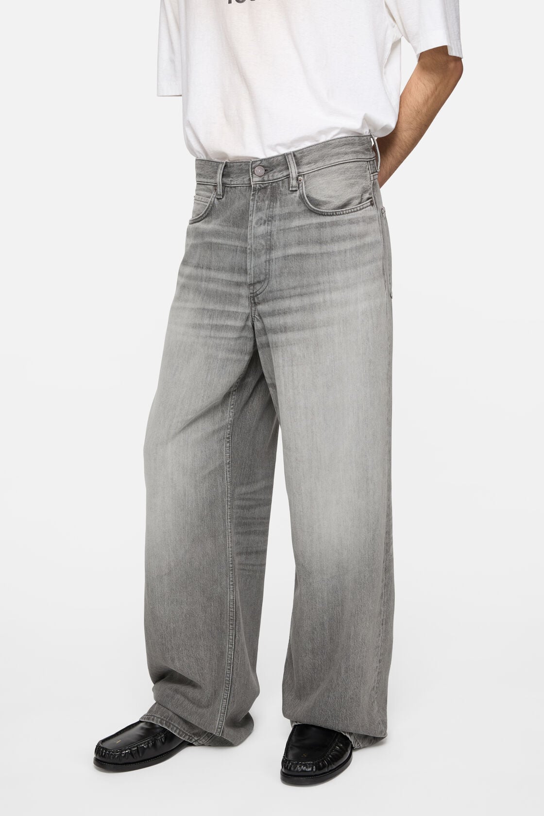 Loose fit jeans - 1981 - Ash grey