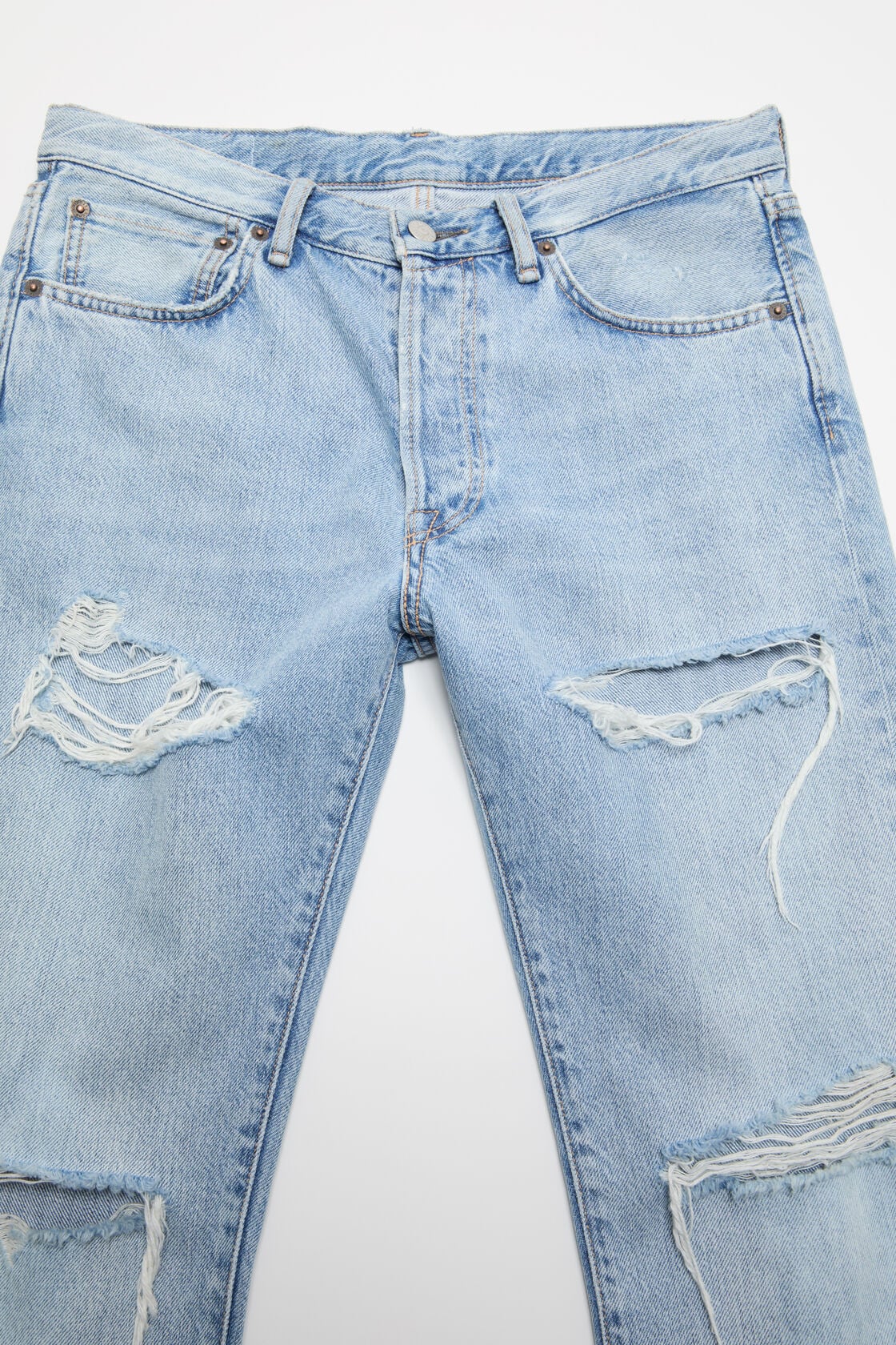 Distressed jeans - 1996M - Light blue
