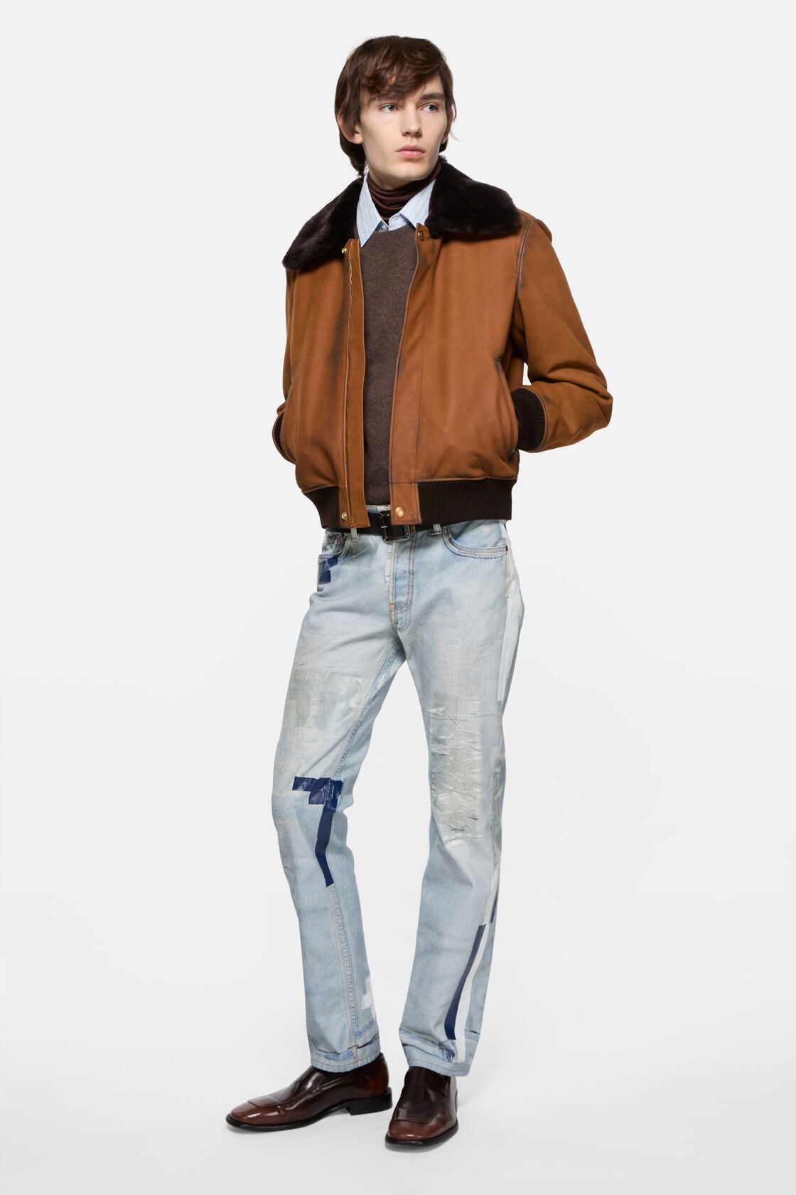 Trompe-l'œil tape jeans - 1996M - Light blue