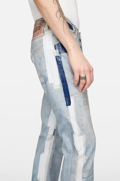 Trompe-l'œil tape jeans - 1996M - Light blue