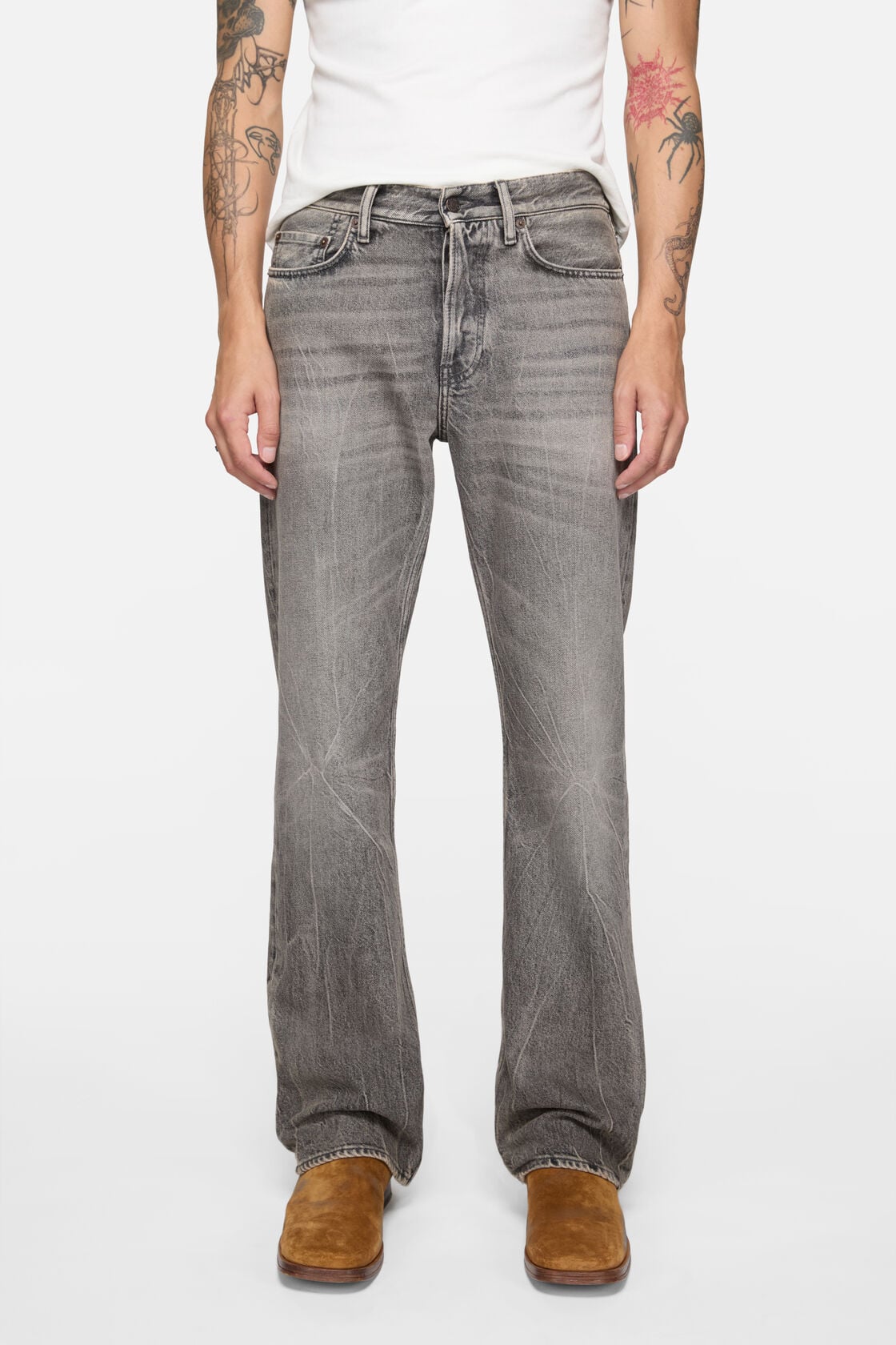 Regular fit jeans - 2010M - Washed Black
