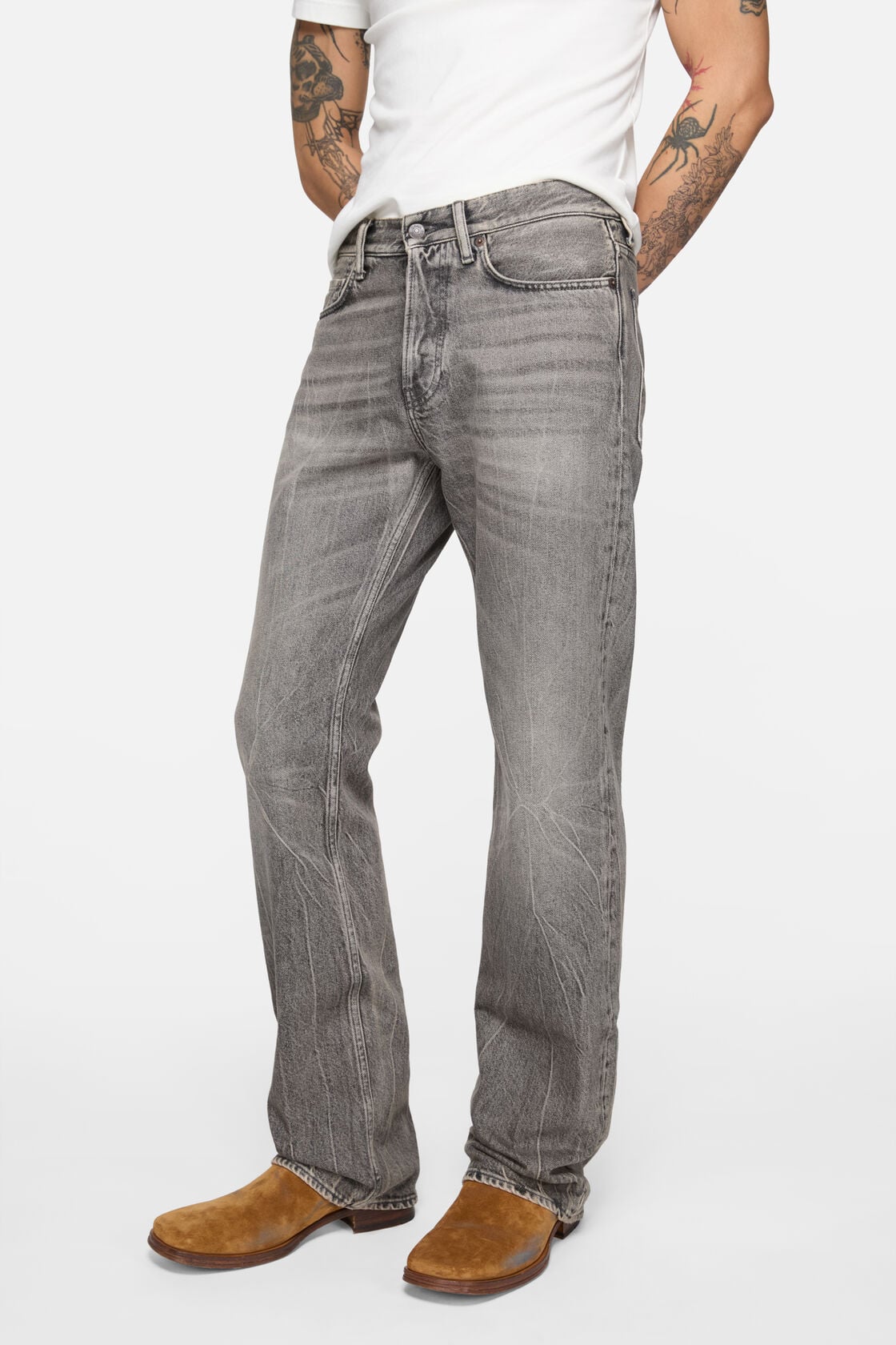 Regular fit jeans - 2010M - Washed Black