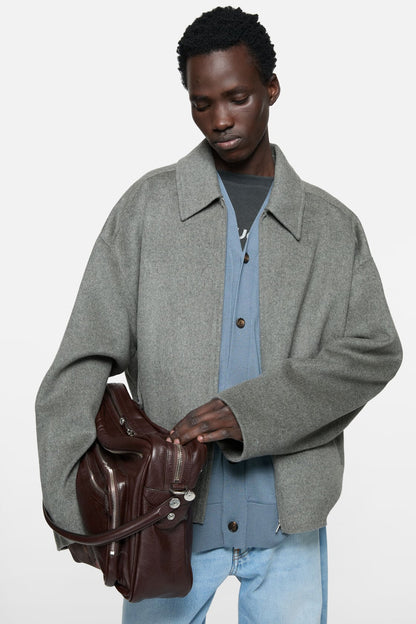 Cashmere blend jacket - Vintage grey melange