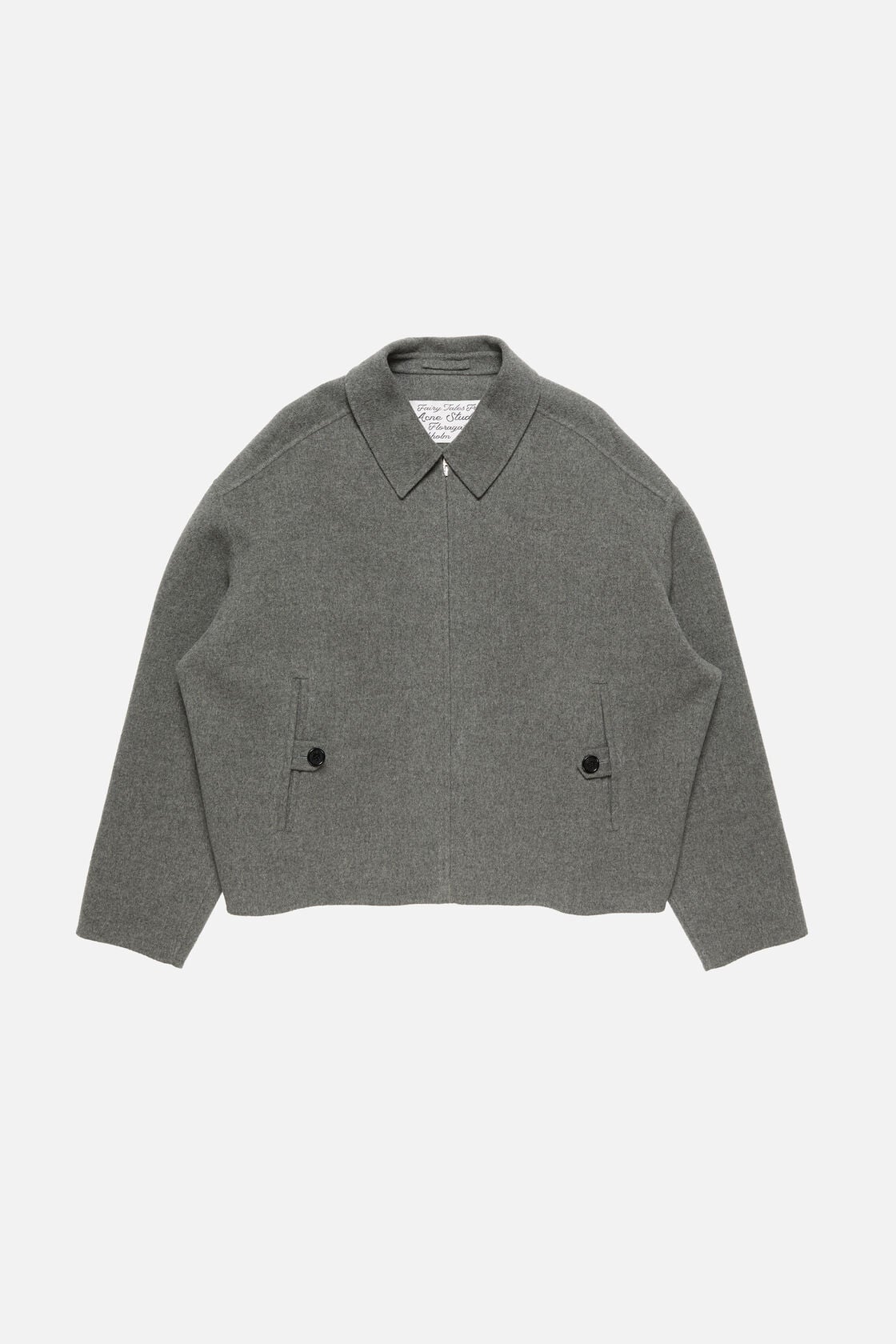 Cashmere blend jacket - Vintage grey melange