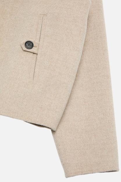 Cashmere blend jacket - Oatmeal melange