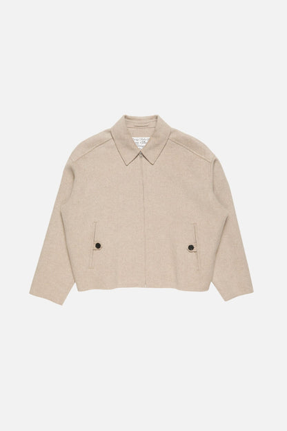 Cashmere blend jacket - Oatmeal melange