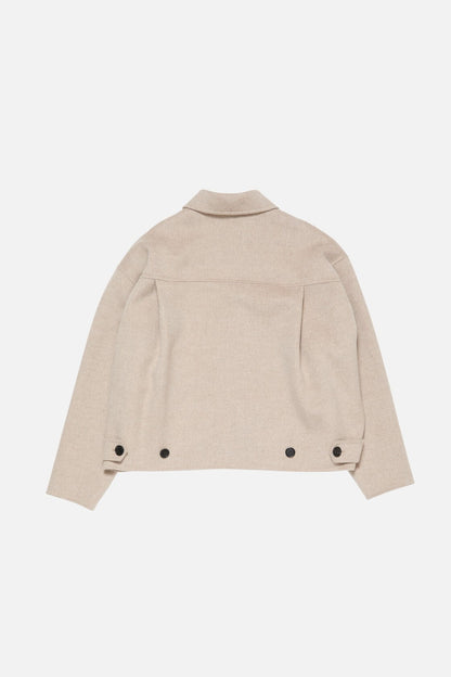 Cashmere blend jacket - Oatmeal melange
