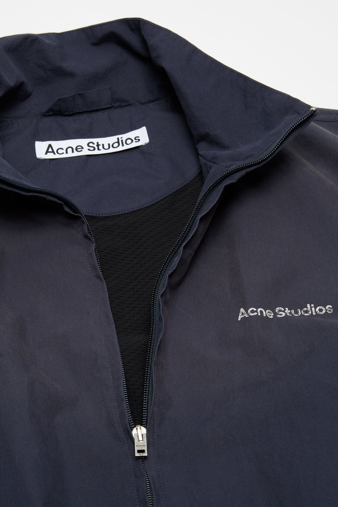 Washed logo jacket - Navy