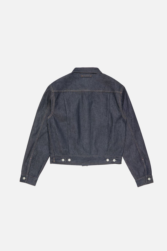 Raw denim jacket - Indigo blue