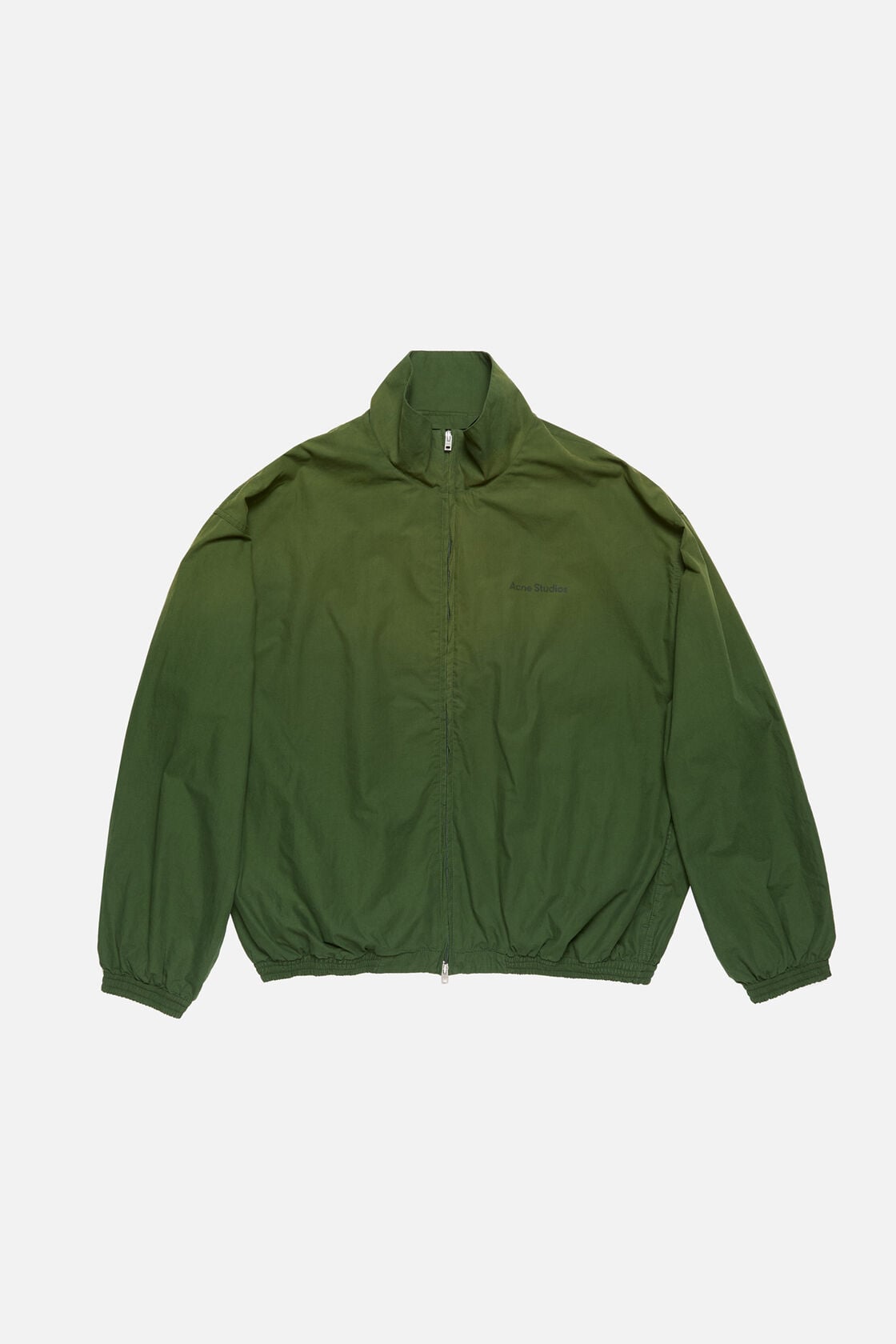 Washed logo jacket - Forest green