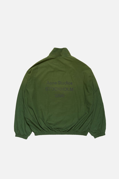 Washed logo jacket - Forest green
