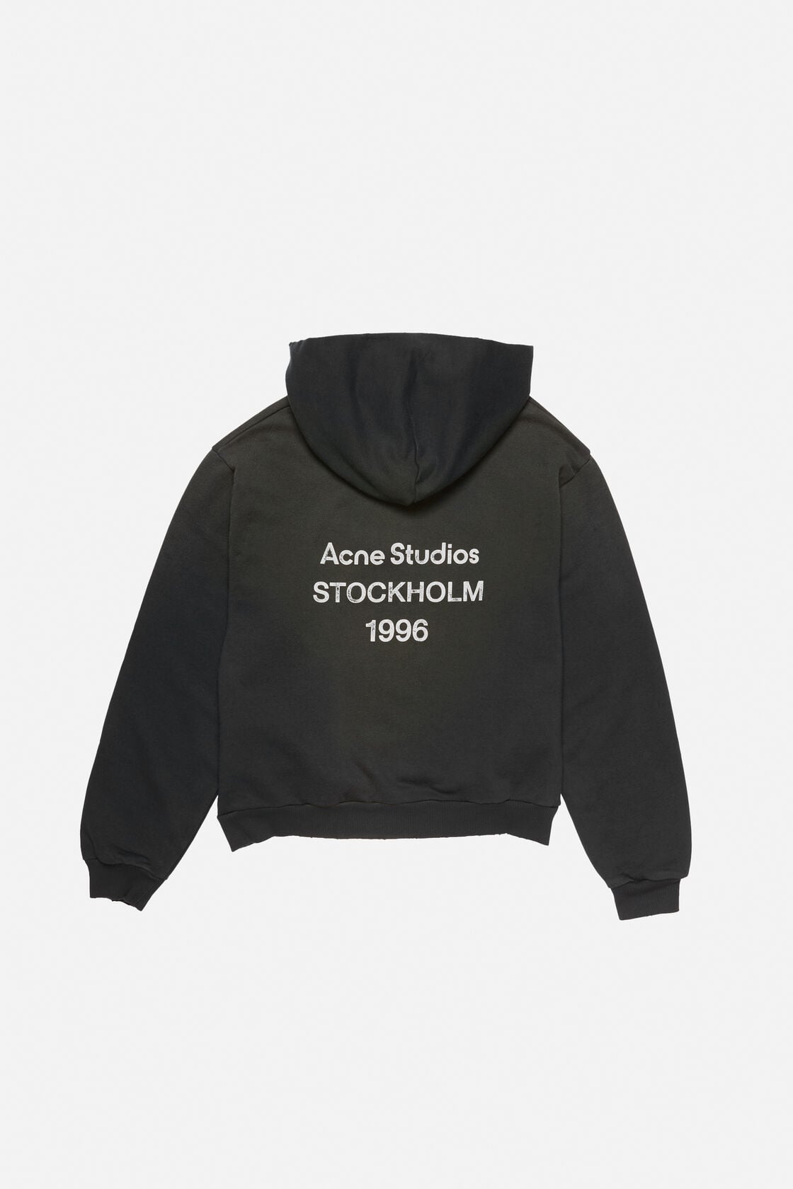 Fleece logo hoodie - Black