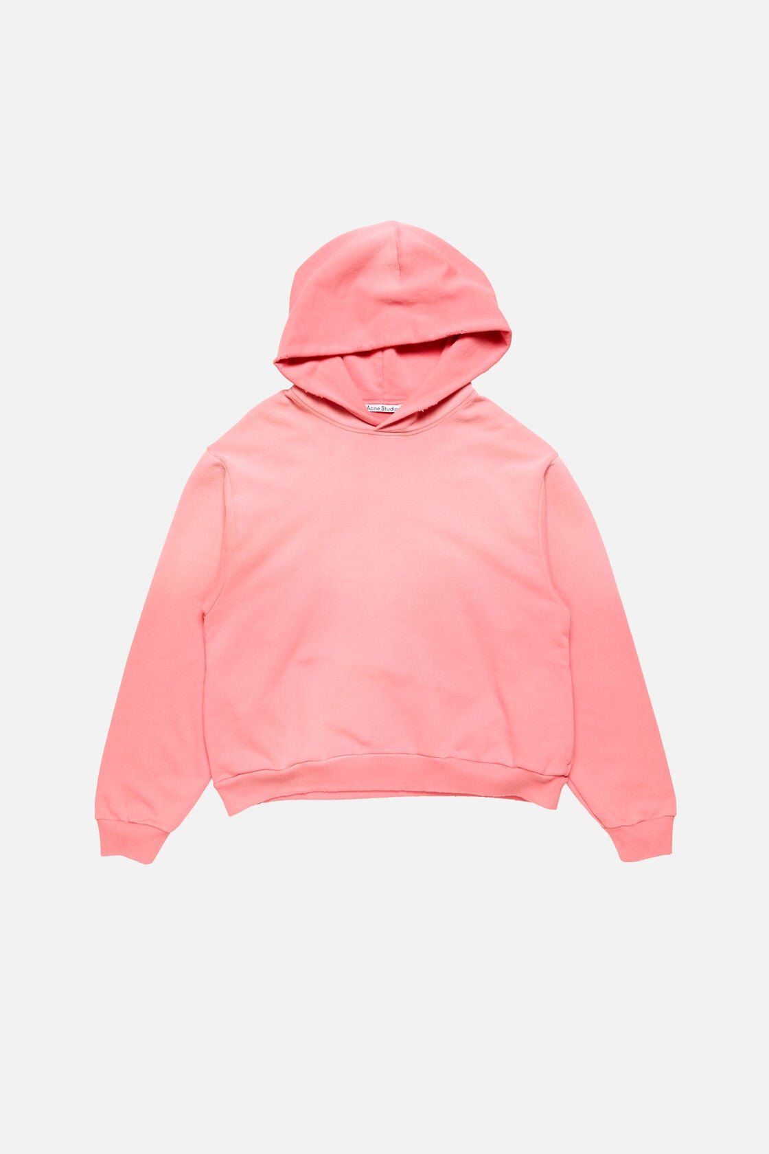 Fleece logo hoodie - Tango pink