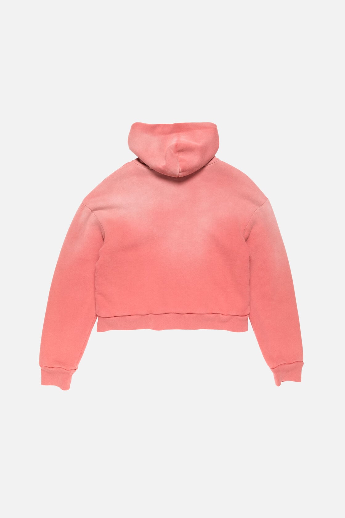 Sprayed zip hoodie - Red
