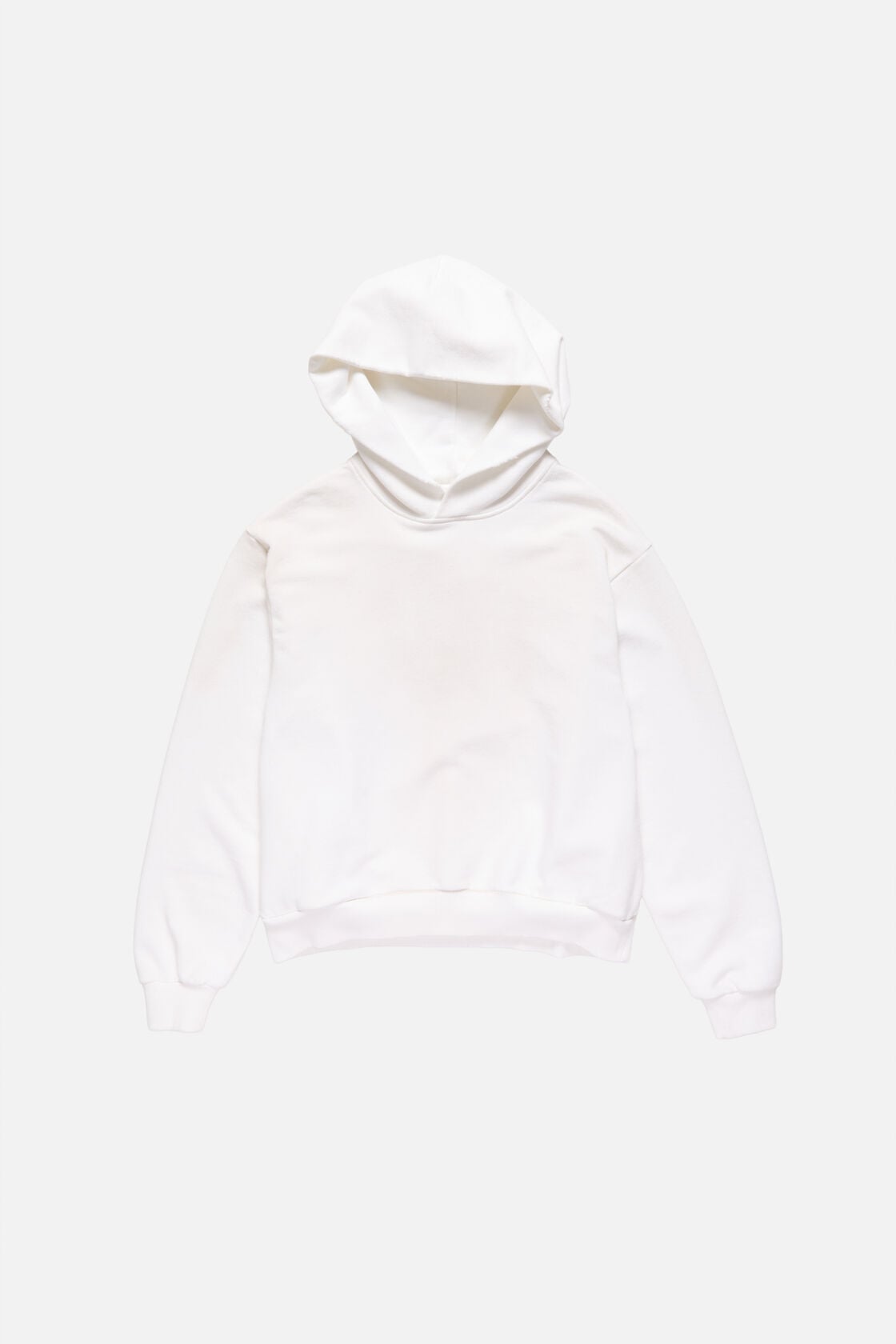 Fleece logo hoodie - Dusty white