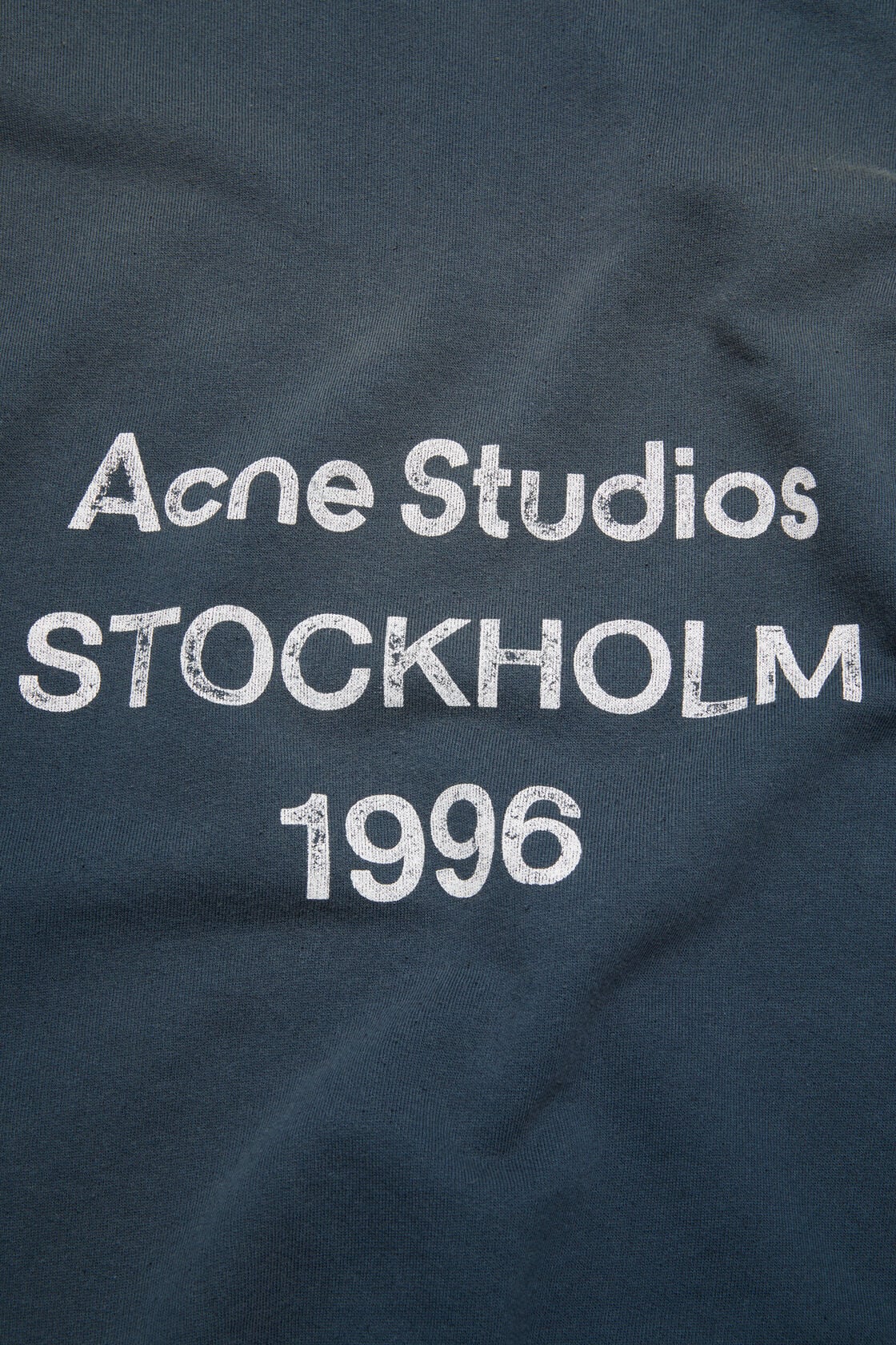 Fleece logo hoodie - Deep blue