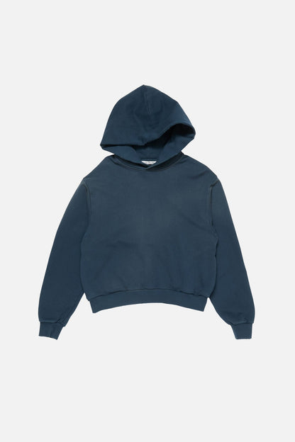Fleece logo hoodie - Deep blue