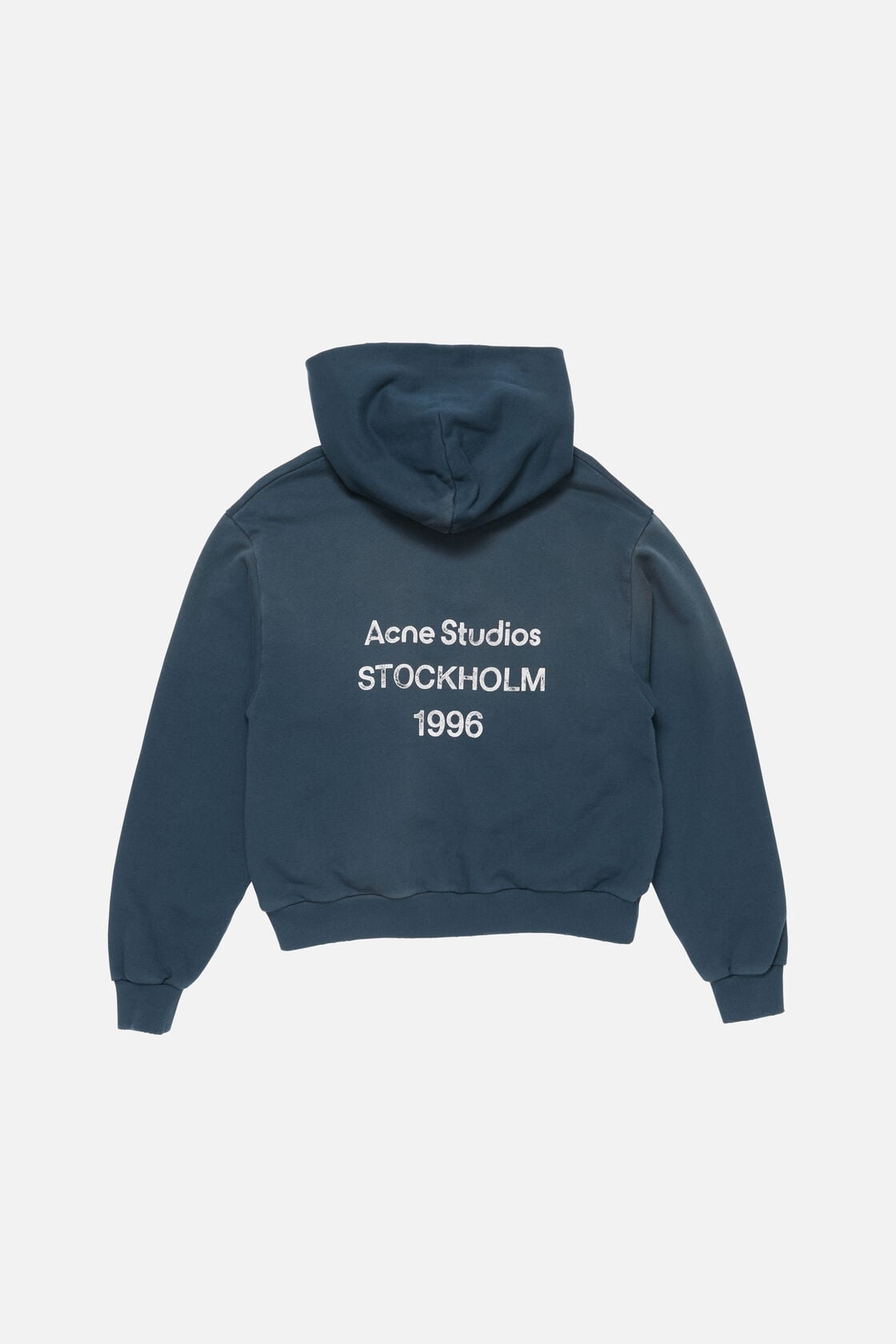Fleece logo hoodie - Deep blue
