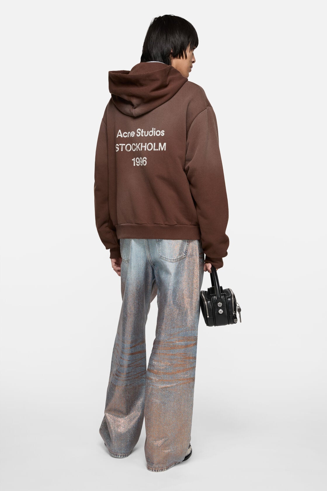 Fleece logo hoodie - Chocolate brown