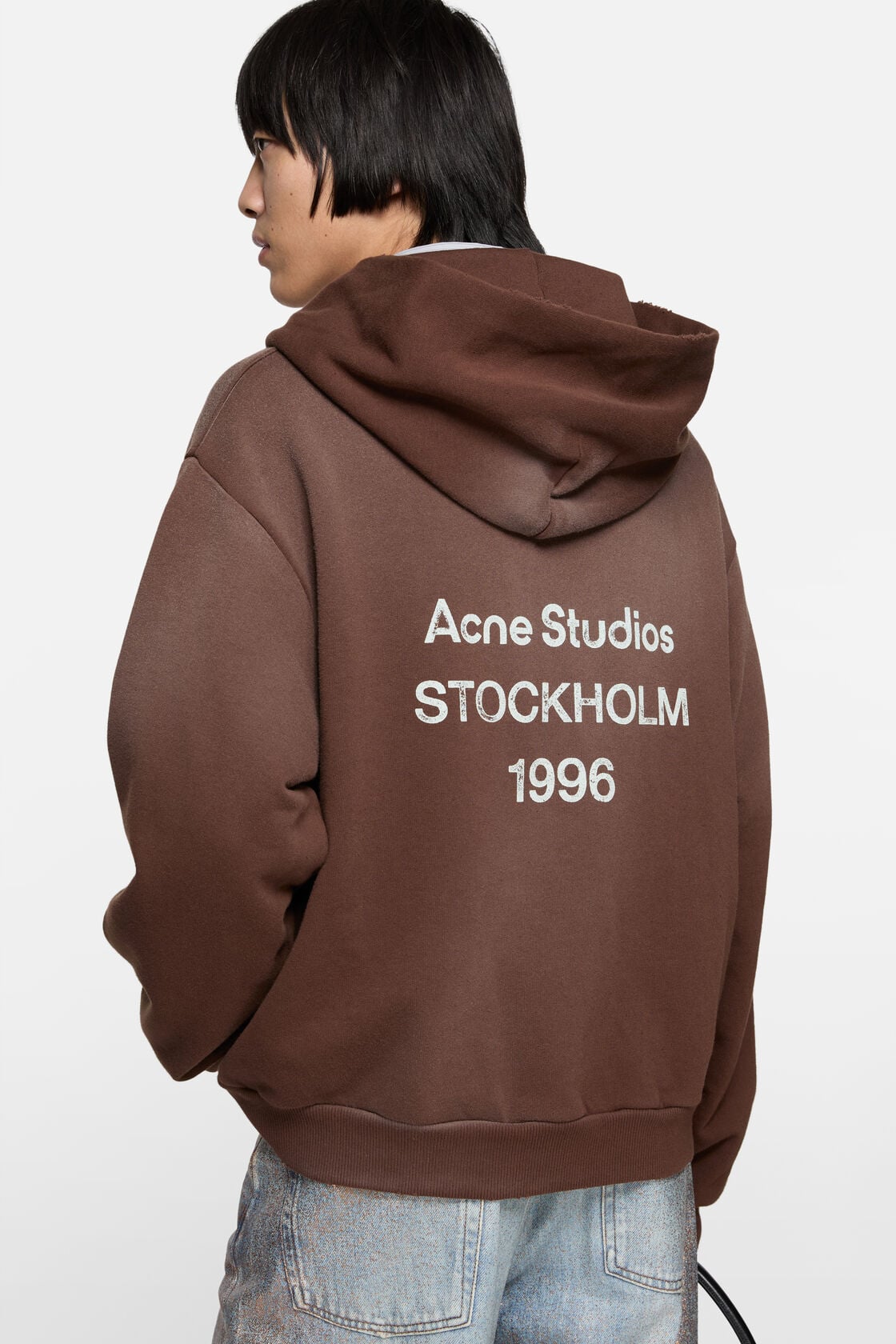 Fleece logo hoodie - Chocolate brown