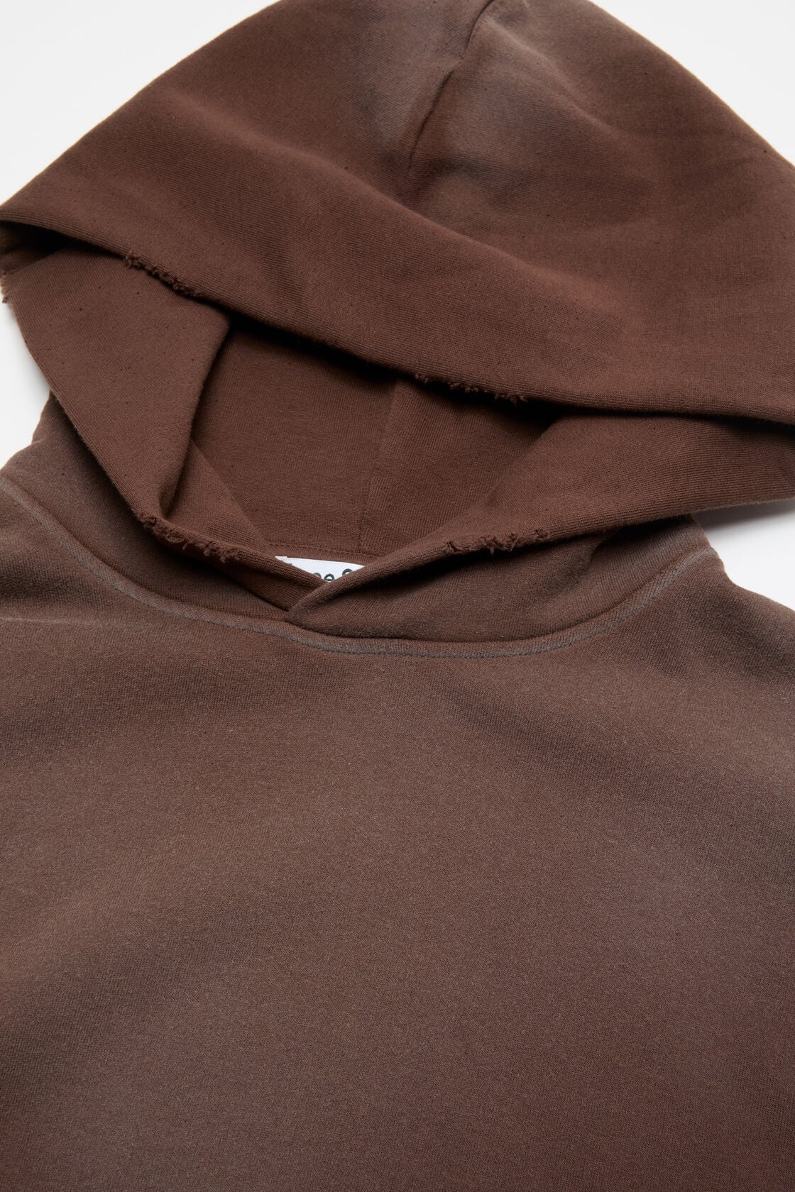 Fleece logo hoodie - Chocolate brown