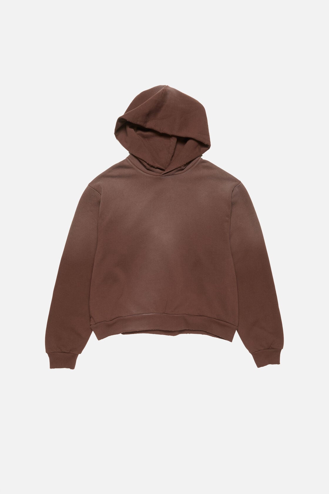 Fleece logo hoodie - Chocolate brown