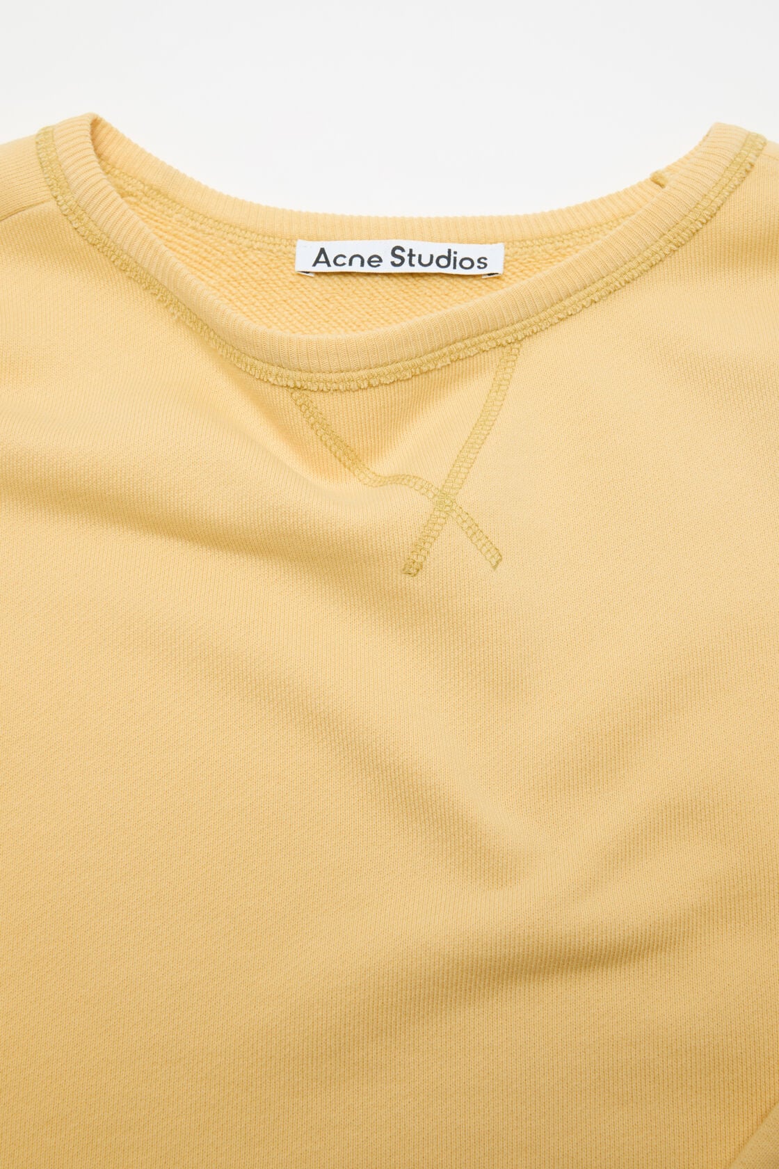 Sprayed logo sweatshirt - Light yellow