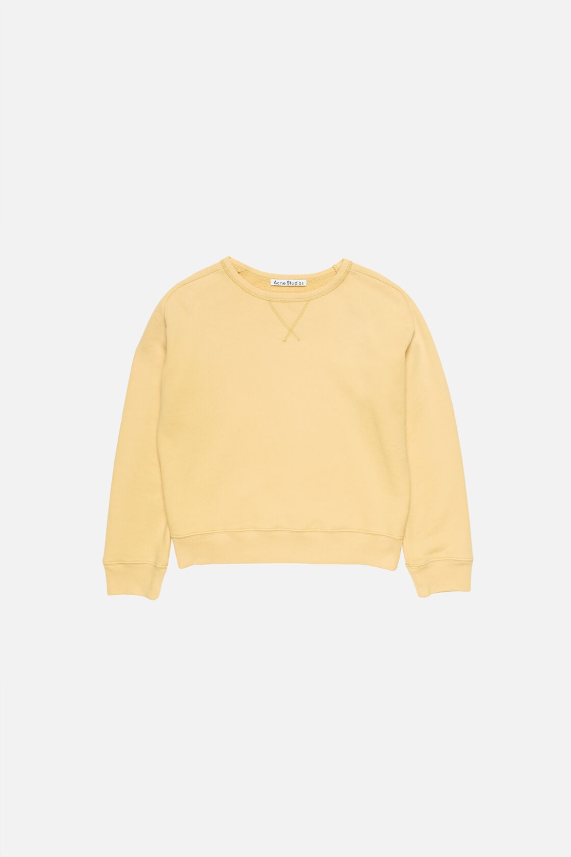 Sprayed logo sweatshirt - Light yellow