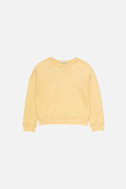 Sprayed logo sweatshirt - Light yellow