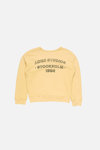 Sprayed logo sweatshirt - Light yellow
