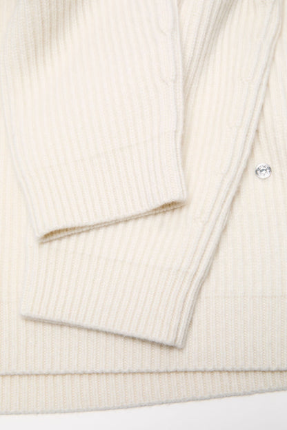 Chunky cashmere sweater - Off white