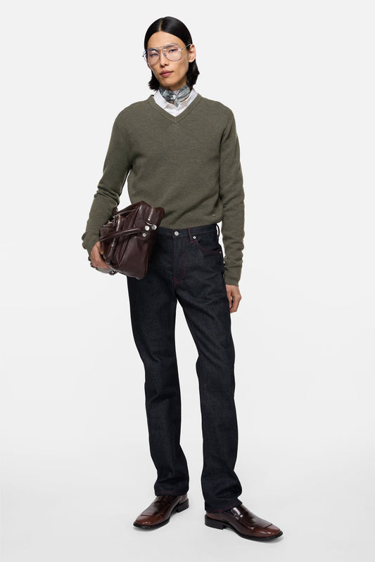 Merino wool sweater - Cedar green