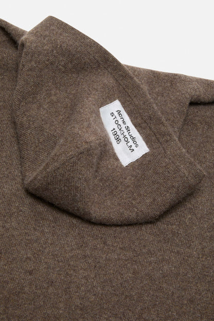 Cashmere hoodie - Walnut brown