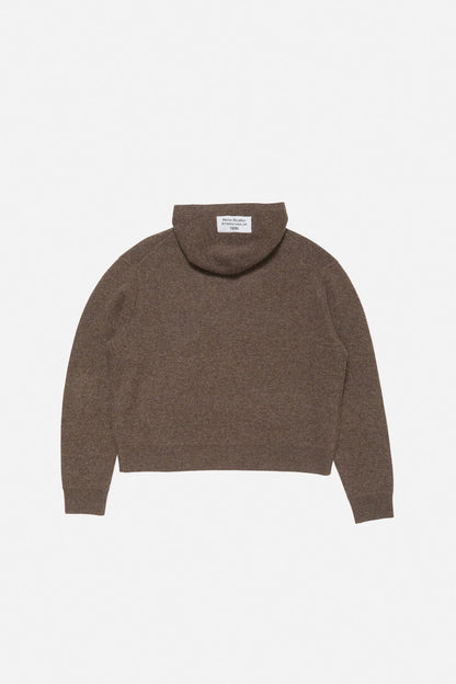 Cashmere hoodie - Walnut brown