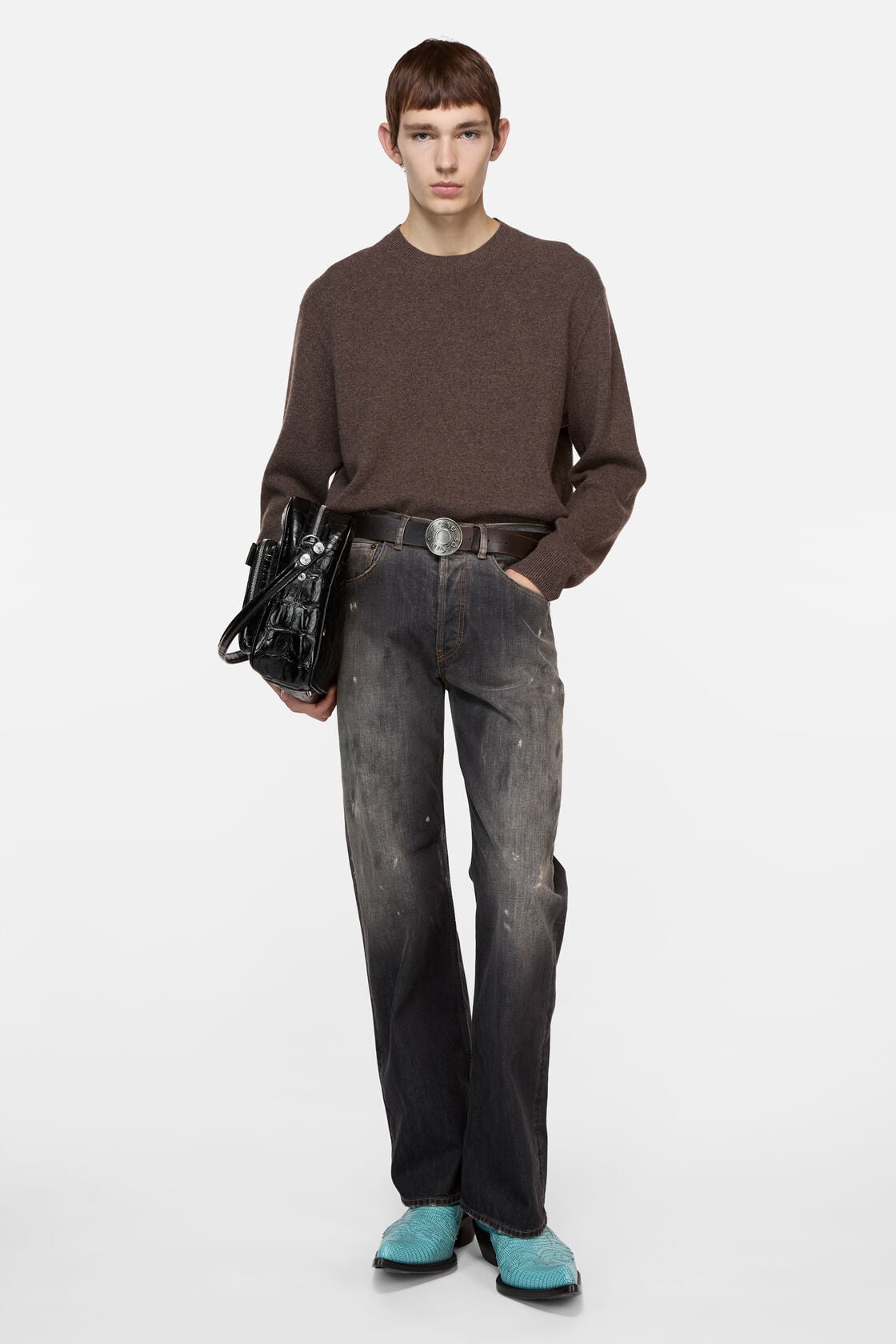 Cashmere sweater - Walnut brown