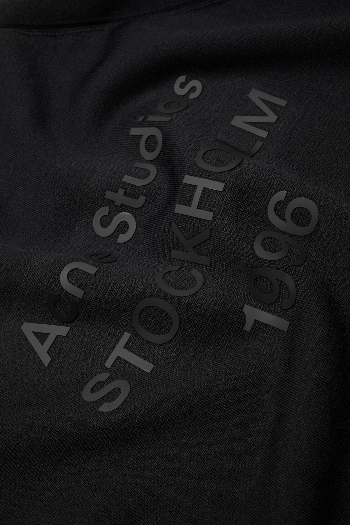 Zip-up logo cardigan - Black