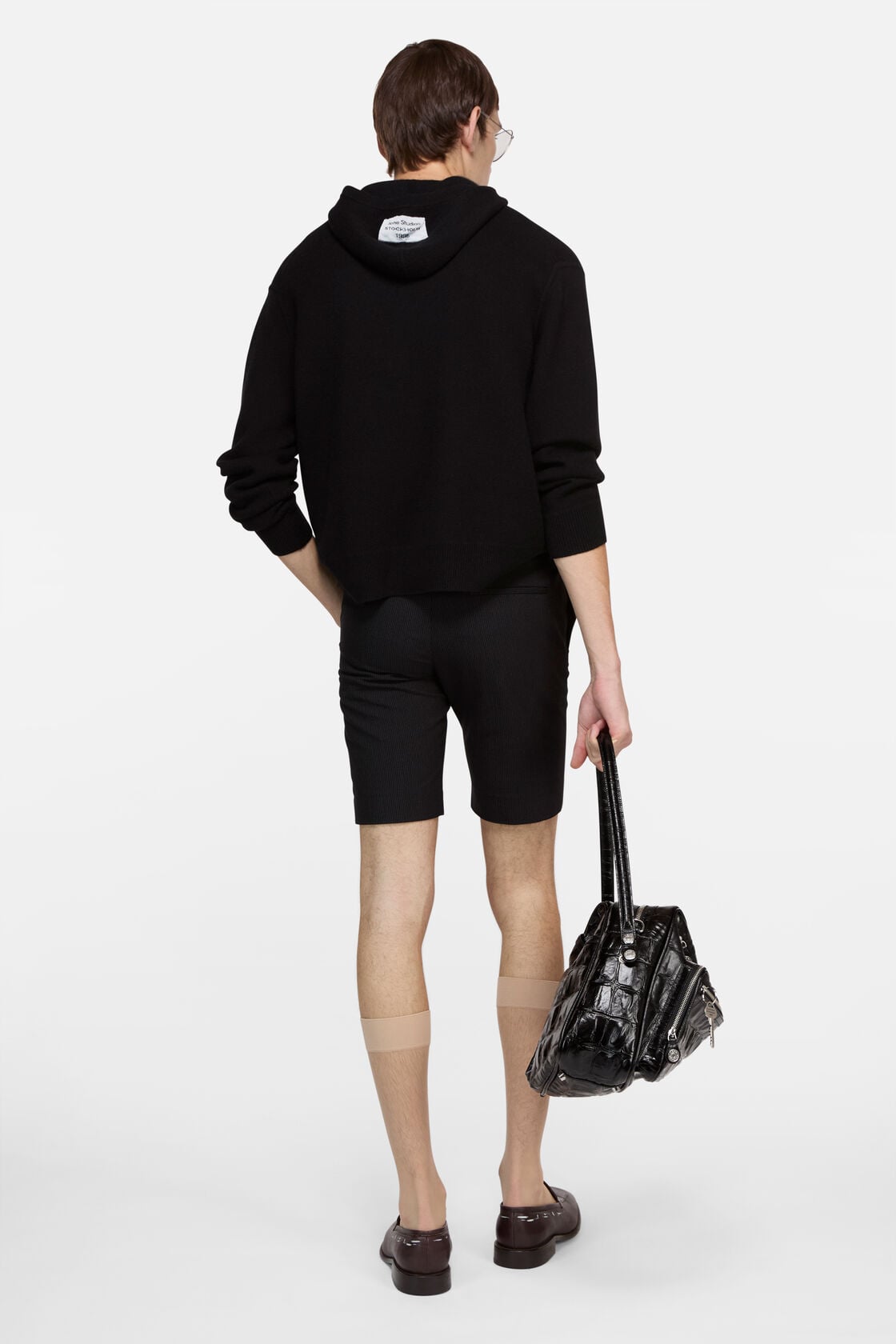 Cashmere hoodie - Black